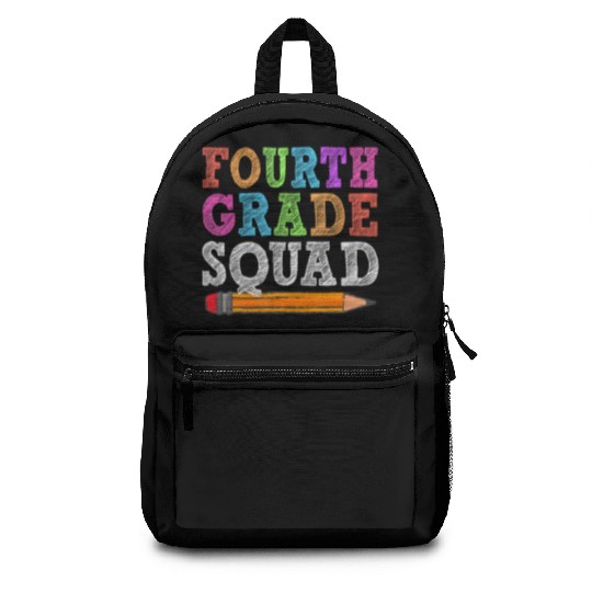 Fourth Grade Squad 4th Grade Back To School Backpacks