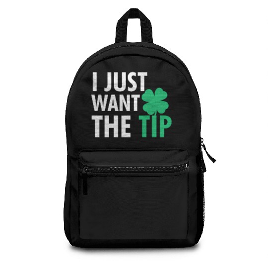Bartender St Patric Day Just The Tip For Backpacks