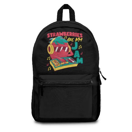 Strawberries Are My Jam Strawberry Backpacks