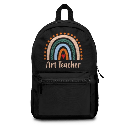 Art Teacher Boho Rainbow Back To School Backpacks