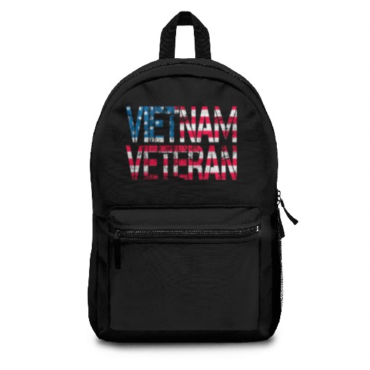 Vietnam Veteran Us Flag Vietnam Vets Backpacks
