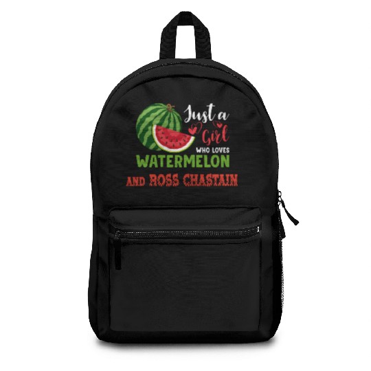 Just A Who Loves Watermelon And Ross Chastain Backpacks
