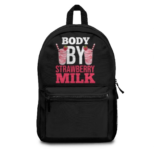 Strawberry Milk Shake Korean Vegan Japanese Backpacks