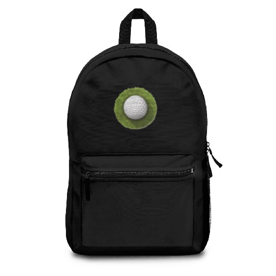 Golf Ball Green Grass Golfer Golf Player Golfing Backpacks