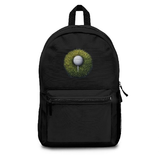 Golf Ball Green Grass Golfer Golf Player Golfing Backpacks