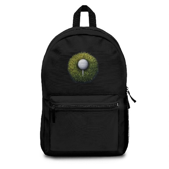 Golf Ball Green Grass Golfer Golf Player Golfing Backpacks