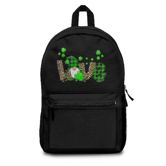 Bleached Love St Patric Day Gnomes Shamrock For Backpacks
