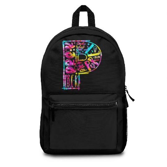 Tie Dye Typography Pre K Student & Teacher Back Backpacks
