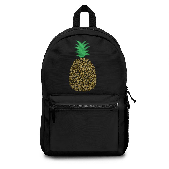 Cute Pi Day Pineapple Funny Math Teacher Backpacks