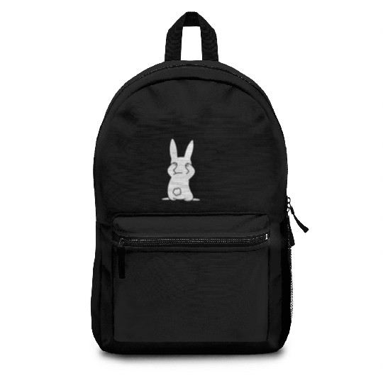 Rabbit Hand Shadow Rock And Roll Bunny Backpacks