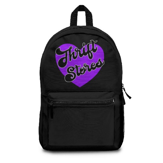 Thrift Stores purple heart Backpacks