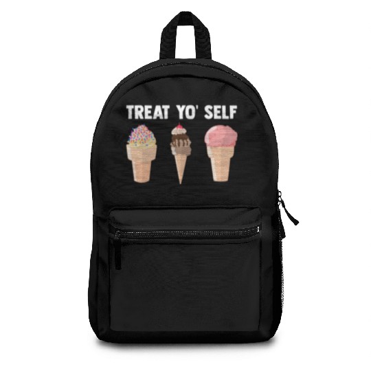 Ice Cream Treat Yo' Self Summertime Sherbet Gelato Backpacks