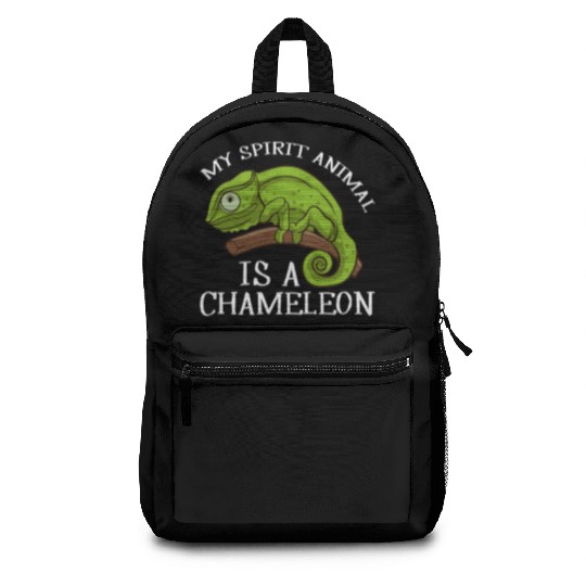 My rit Animal Is A Chameleon Lizard Chameleon Backpacks