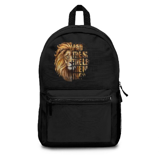 The Man the Legend Lion Backpacks