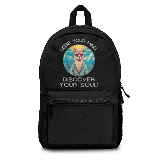 Yoga Meditation Lose Your Mind Alpaca Backpacks