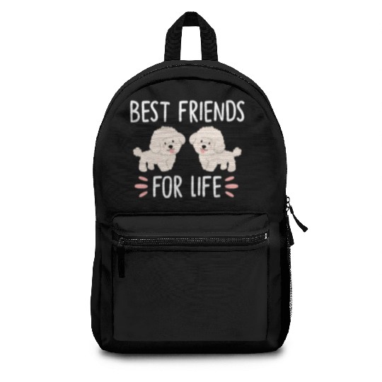Best Friends For Life, Bichon Frise Backpacks