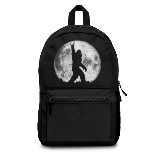Rock N' Roll Bigfoot Sunglasses Night Stroll Moon Backpacks