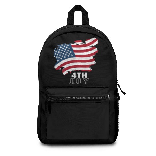 4th July The Independence Day of America Backpacks