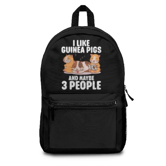 Guinea Pig Gift Quote Guinea Pig Lover Backpacks