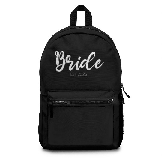 Wedding Bride Est 2023 Bridal Backpacks