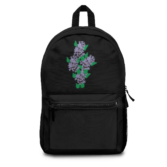 Lilac Flower T ShirtLilac Backpacks by Alekvik