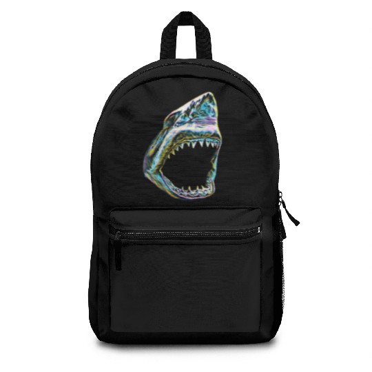 Great White Shark Motif Sharks Backpacks
