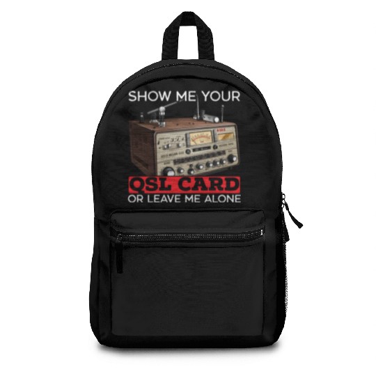 Ham Radio Operator Morse Code Radioactivity Backpacks