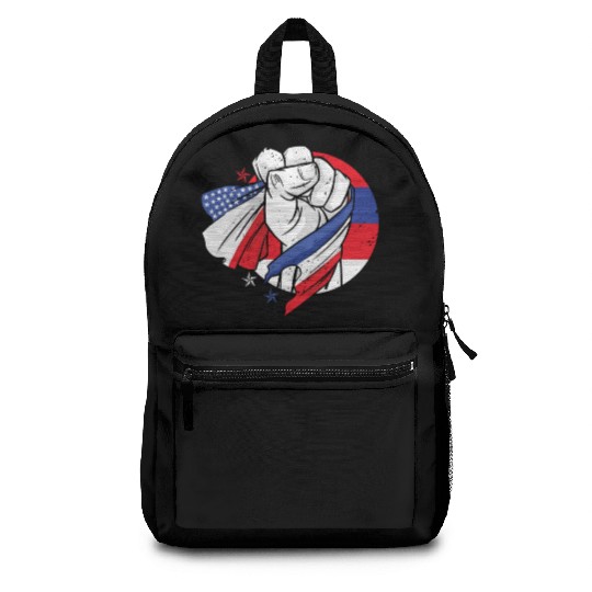 American Pride US Patriots American Fist Loverty Backpacks
