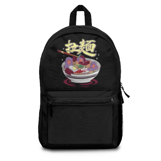 Japanese monkeys in a ramen hot spring Backpacks
