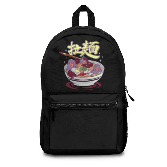 Japanese monkeys in a ramen hot spring Backpacks