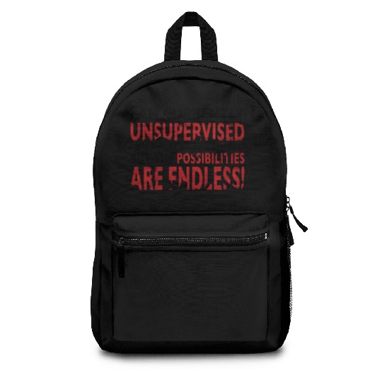 I am currently unsupervised girl Backpacks