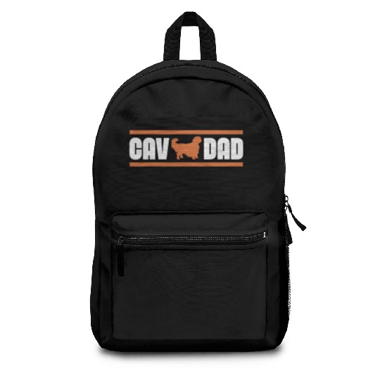 Cav Dad, Cavalier King Charles Spaniel Dad Backpacks
