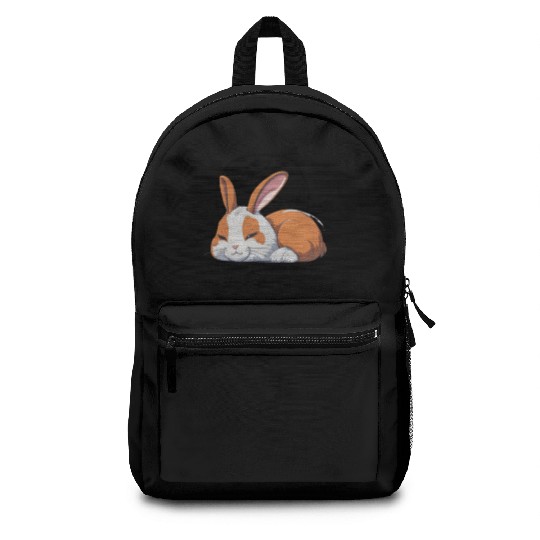 Lonely rabbit Backpacks