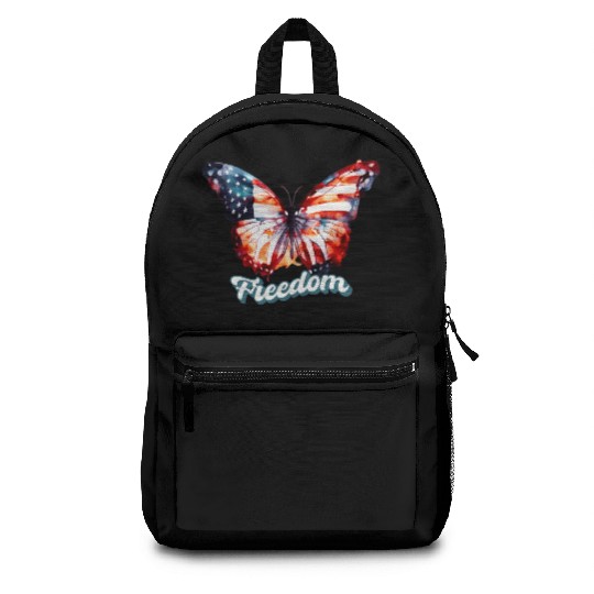 Freedom Butterfly: Celebrating 4th of July Backpacks