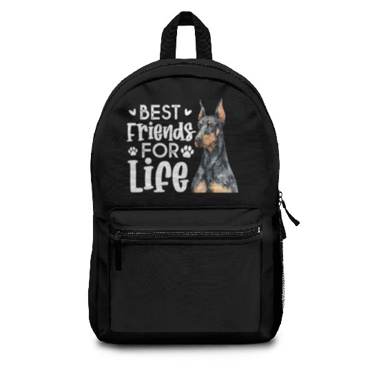 Best Friends For Life Doberman Pinscher Backpacks