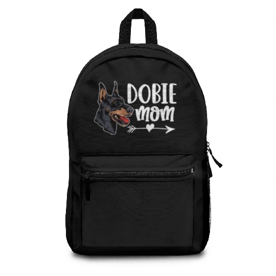 Dobie Mom Doberman Mom Backpacks