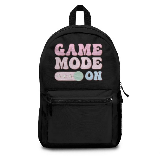 Game Mode On, Happy Game Day Backpacks