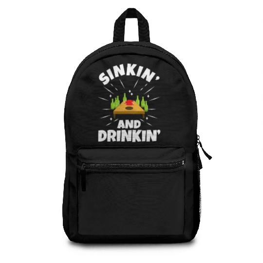 Cornhole - Sinkin and drinkin Backpacks