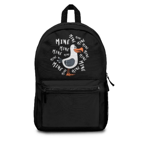 Mine Mine Mine Seagull Bird Beach Chicken Backpacks