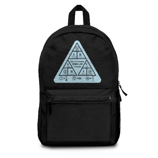 ohms Law formulas triangle Electrical engineering Backpacks