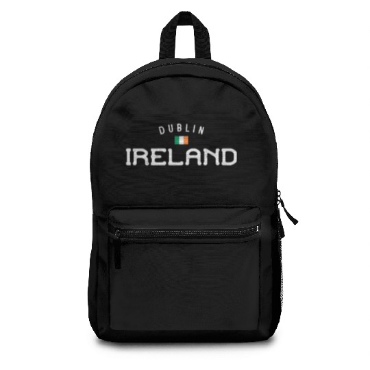 Dublin Ireland With Distressed Irish Backpacks