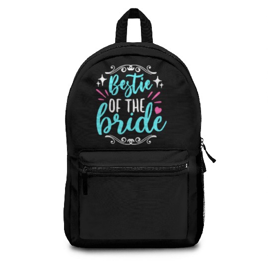 Maid Of Honor Bestie Of The Bride Wedding Bridal Backpacks