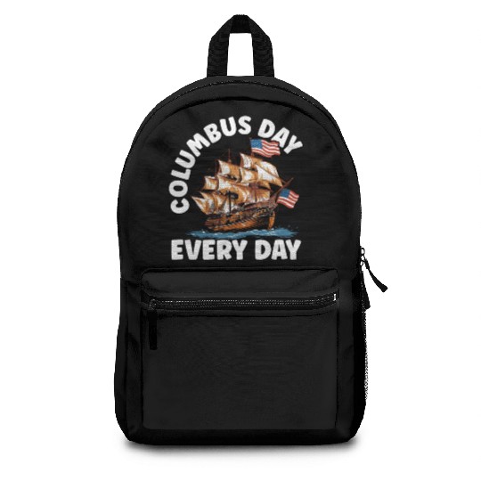 Christopher Columbus Italian American Columbus Day Backpacks