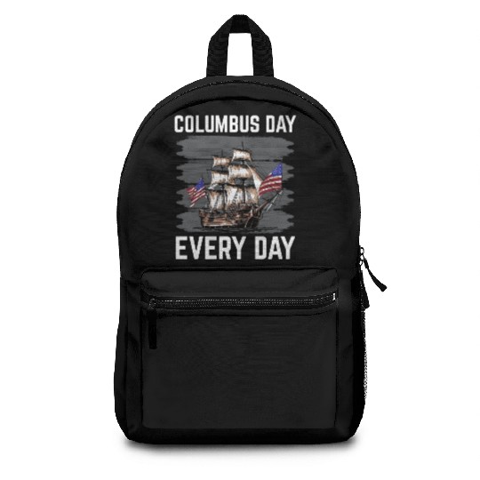 Christopher Columbus Italian American Columbus Day Backpacks