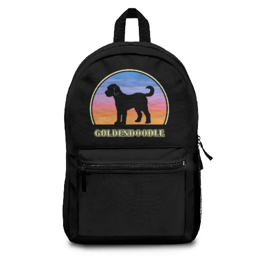 Goldendoodle Sunset Dog Backpacks