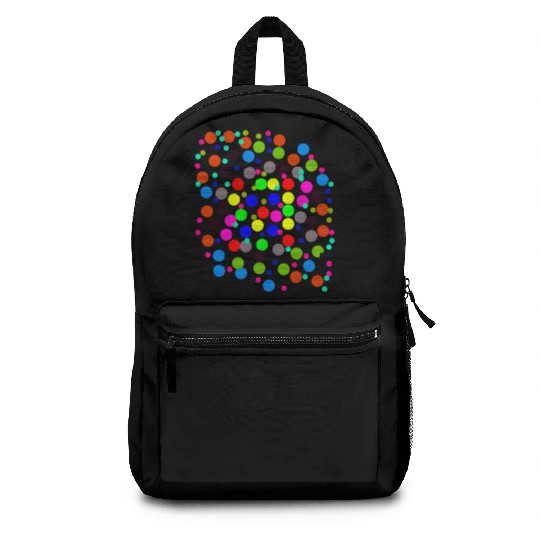 Multi-colored circle pattern Backpacks, Travel