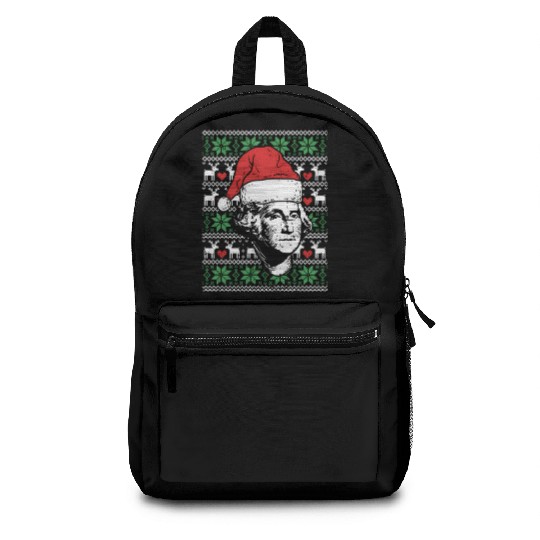 Ugly George Washington Patriotic President Backpacks