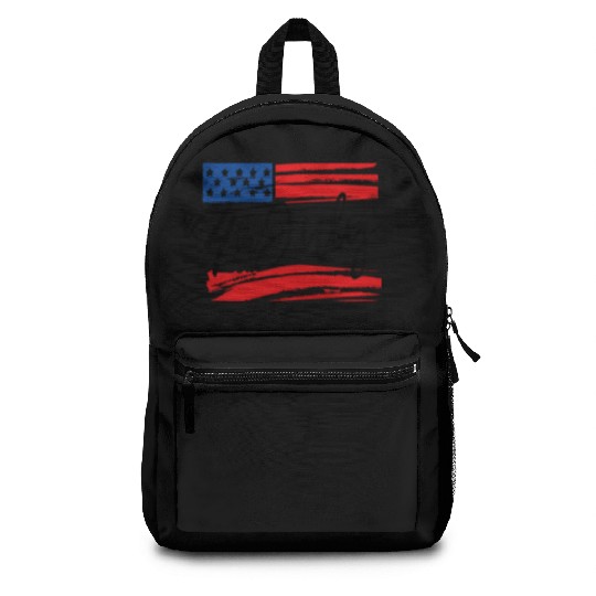 4th Of July on Flag Backpacks