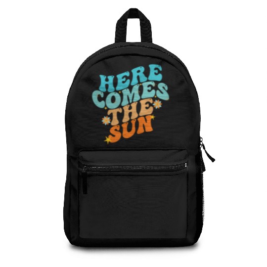 Here Comes The Sun Funny Backpacks