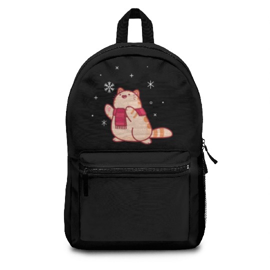 Snowflake Cat Backpacks